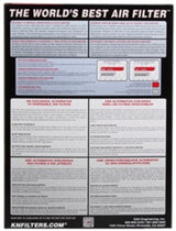 K&N 93-98 Supra Turbo/Non-turbo Drop In Air Filter 33-2054