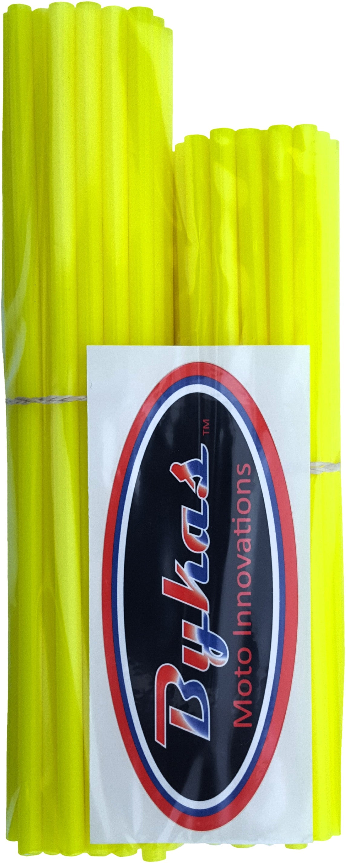 BYKAS Spoke Wraps Neon Yellow 72/Pk 21"/19" SN-Y
