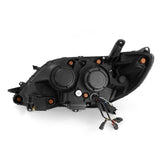 AlphaRex 2011+ Toyota Sienna NOVA LED Proj Headlights Plank Style Black w/Activ Light/Seq Signal/DRL 880768