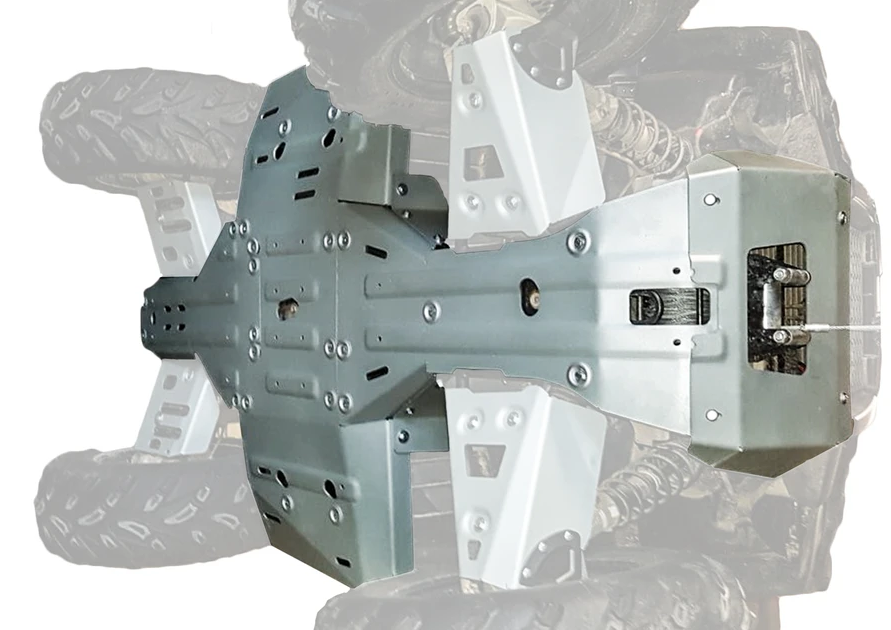 RIVAL POWERSPORTS USA Central Skid Plate Alloy 2444.7446.1