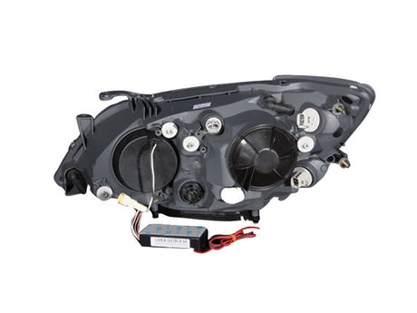 ANZO 2001-2005 Lexus Is300 Projector Headlights w/ Halo Black 121199
