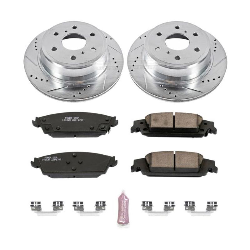 Power Stop 15-19 Cadillac Escalade Rear Z23 Evolution Sport Brake Kit K6562