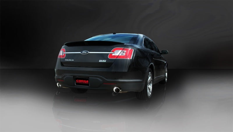 Corsa 10-13 Ford Taurus SHO 3.5L V6 Turbo Polished Sport Cat-Back Exhaust 14315