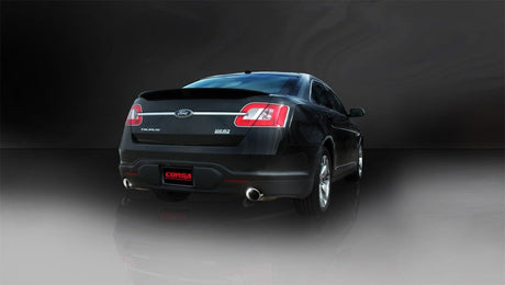 Corsa 10-13 Ford Taurus SHO 3.5L V6 Turbo Polished Sport Cat-Back Exhaust 14315