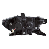 ANZO 2016-2017 Toyota Tacoma Projector Headlights w/ Plank Style Switchback Black w/ Amber 111396