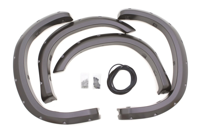 Lund 07-13 Toyota Tundra RX-Rivet Style Smooth Elite Series Fender Flares - Black (4 Pc.) RX602S