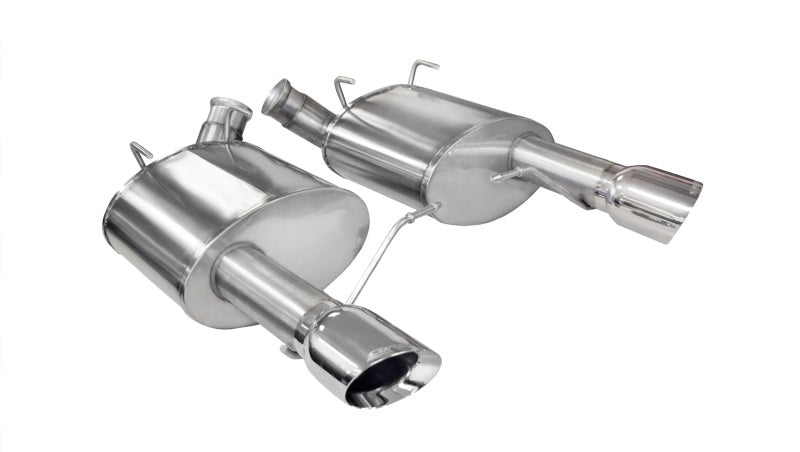 Corsa 11-14 Ford Mustang GT/Boss 302 5.0L V8 Polished Xtreme Axle-Back Exhaust 14317