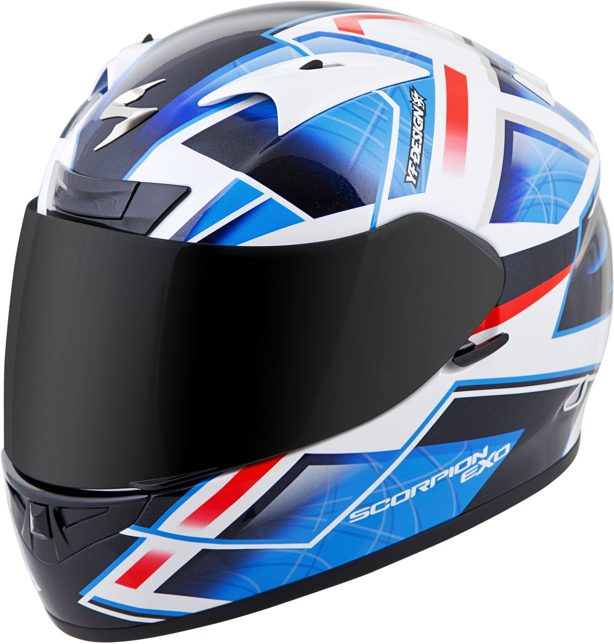 SCORPION EXO Exo-R710 Full-Face Helmet Fuji Blue 2x 71-4307