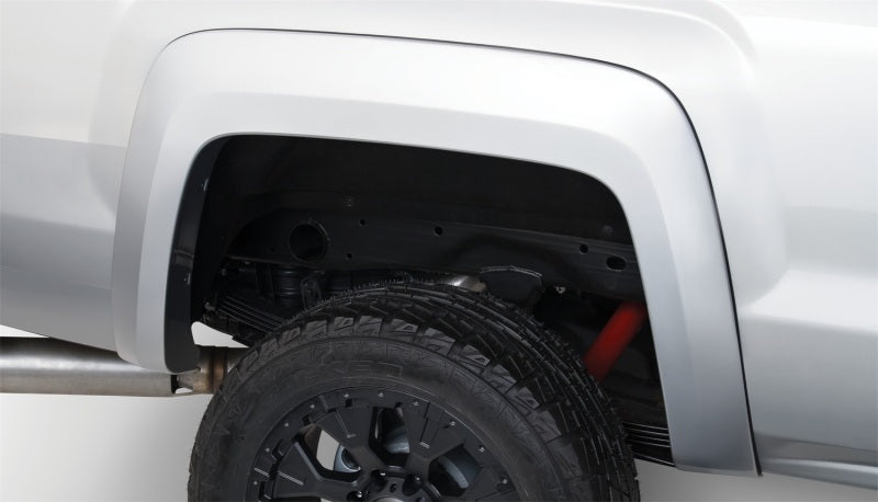 Bushwacker 15-18 GMC Sierra 2500 HD Extend-A-Fender Style Flares 4pc 78.8/97.6in Bed - Black 40966-02