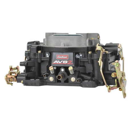 Edelbrock Carburetor AVS2 Series 650 CFM Manual Choke Black Powder Coated (Non-EGR) 19053