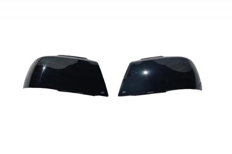 AVS 07-13 GMC Sierra 1500 Headlight Covers - Black 37808