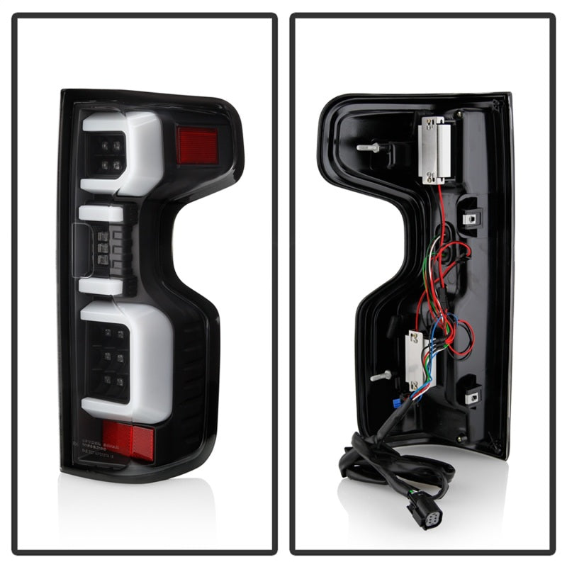 Spyder Chevy Silverado 19-20 LED Tail Light Black ALT-YD-CS19HAL-BK 5087256