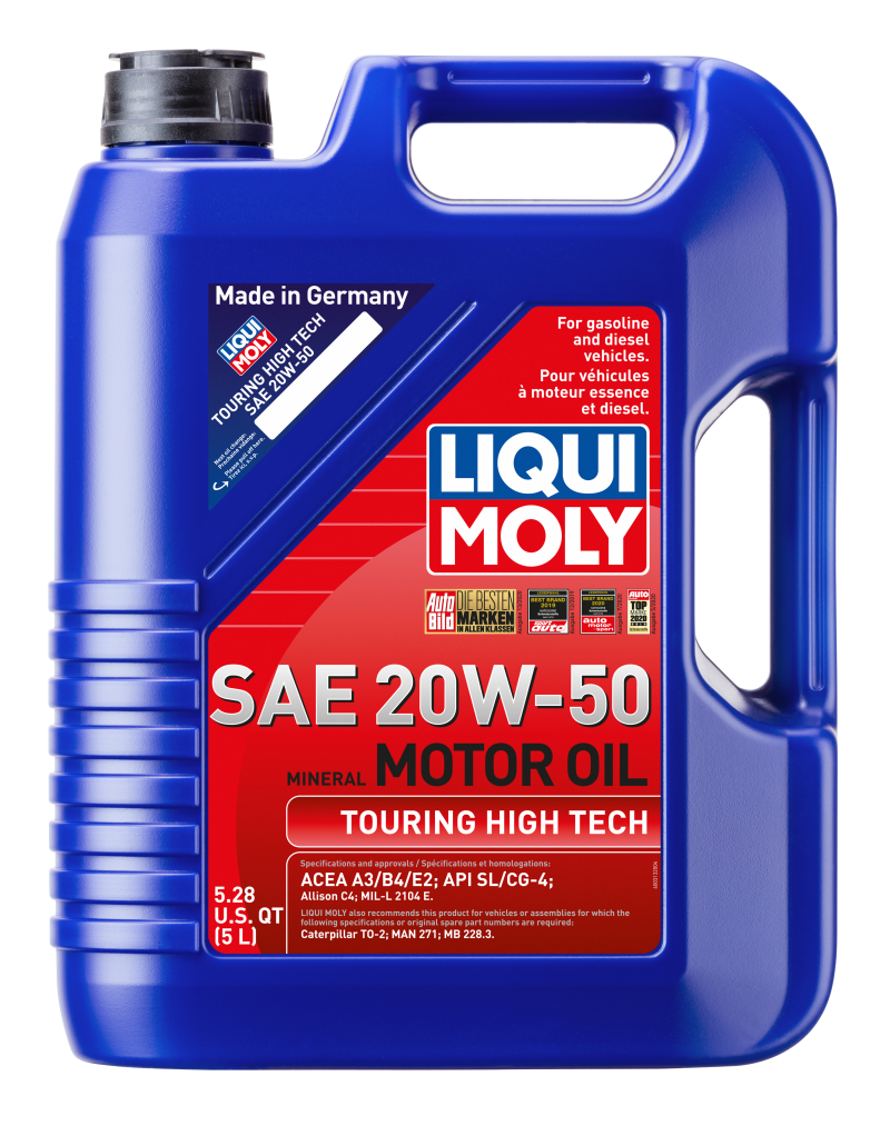 LIQUI MOLY 5L Touring High Tech Motor Oil SAE 20W50 20114