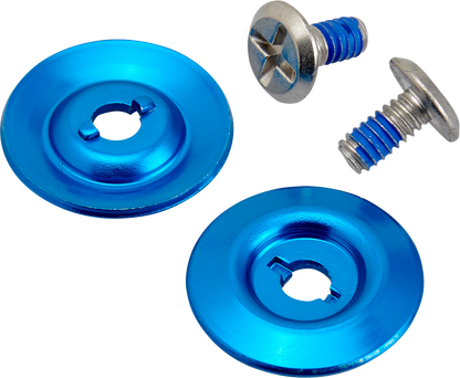 BILTWELL Gen 2 Hardware Kit - SS Screw - Blue Baseplate 0034-150-71