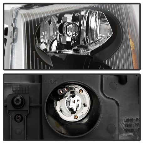 xTune 02-09 GMC Envoy OEM Style Headlights - Black (HD-JH-GEN02-AM-BK) 9042652