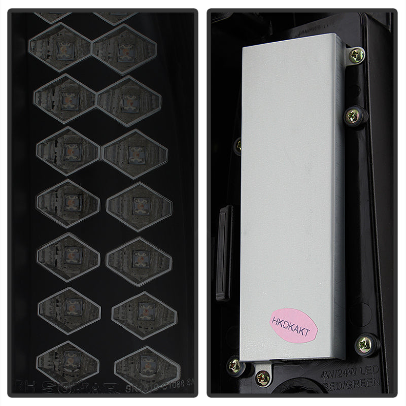 Spyder Chevy C/K Series 1500 88-98/GMC Sierra 88-98 LED Tail Lights Blk Smke ALT-YD-CCK88-LED-BSM 5077981