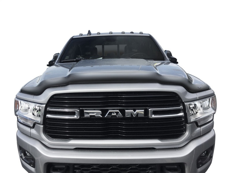 AVS 19-22 Dodge RAM 2500 Aeroskin Low Profile Hood Shield - Matte Black 377189