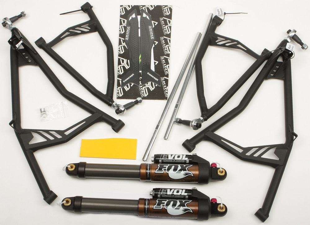 SPG A-Arms W/Evol Shocks S/M Black S-D Xp/Xm/Xs 42" SDAA350-BK