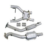 BBK 96-98 Mustang 4.6 Cobra High Flow X Pipe With Catalytic Converters - 2-1/2 1618