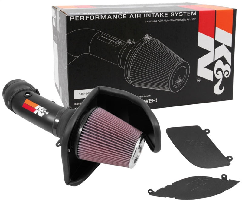 K&N 2017 Dodge Challenger Hellcat SC V8-6.2L F/l Typhoon Air Intake 69-2553TTK