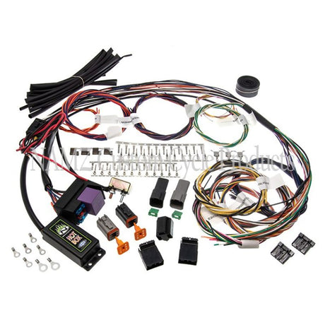 NAMZ 2017 Ver-1 Complete Bike Harness w/Starter Relay & 3-Circuits & Self Canceling Turn Sig Module NCBH-01-B