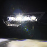 AlphaRex 14-22 Toyota 4Runner (2021 Req. Conv) NOVA LED Proj HL Blk w/Actv Light & Seq. Sig + SB DRL 880808