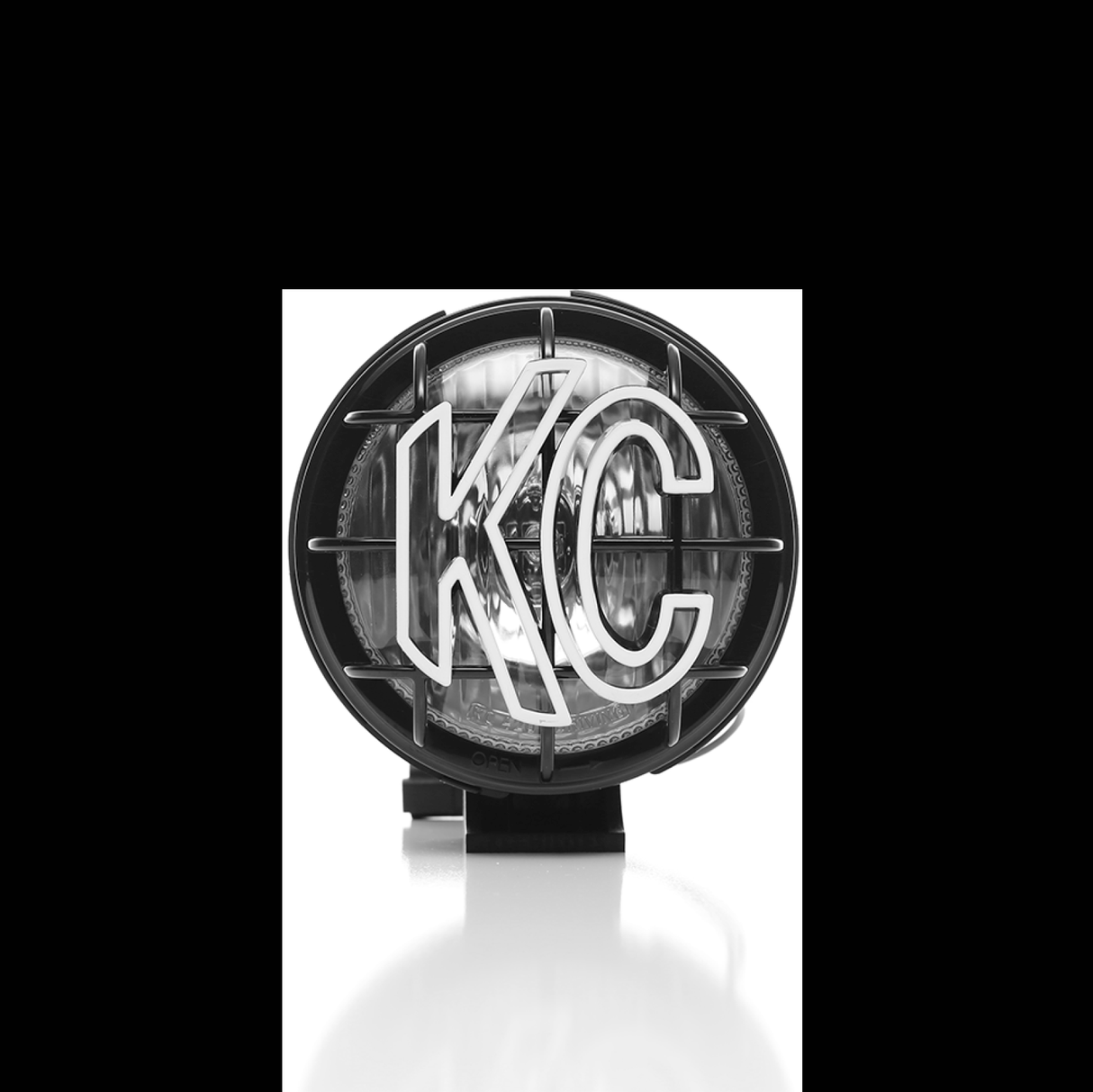 KC HiLiTES Apollo Pro 5in. Halogen Light 55w Spread Beam (Single) - Black 1451