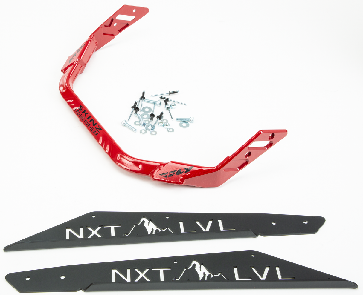 PRO ARMOR Nxt Lvl Rear Bumper Black/Red Pol NXPRB225-FBK/SRD