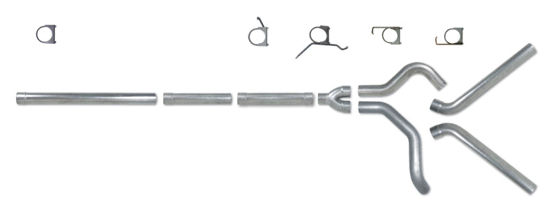 Diamond Eye KIT 4in CB MFLR RPLCMENT PIPE DUAL AL: 2004.5-2007.5 DODGE CUMMINS 600 K4236A-RP