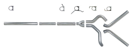 Diamond Eye KIT 4in CB MFLR RPLCMENT PIPE DUAL AL: 2004.5-2007.5 DODGE CUMMINS 600 K4236A-RP