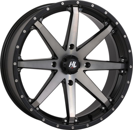 HIGH LIFTER Wheel - HL10 - Front/Rear - Matte Black/Smoke - 20x7 - 4/156 - 4+3 (+10 mm) 20HL10-1656