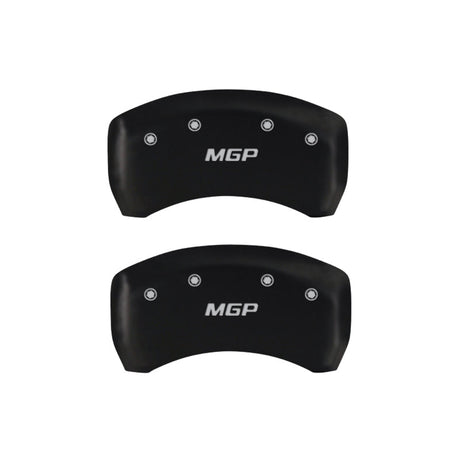 MGP 4 Caliper Covers Engraved Front & Rear MGP Red finish silver ch 22209SMGPRD