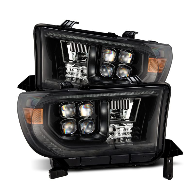 AlphaRex 07-13 Toyota Tundra NOVA LED Proj Headlights Alpha-Black w/Activ Light/Seq Signal/DRL 880820