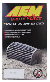 AEM Dryflow 3.5in. X 7in. Round Tapered Air Filter 21-2047BF
