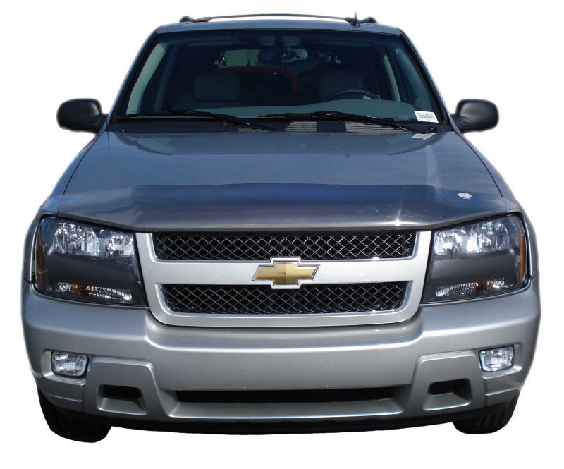 AVS 02-09 Chevy Trailblazer High Profile Bugflector II Hood Shield - Smoke 25148