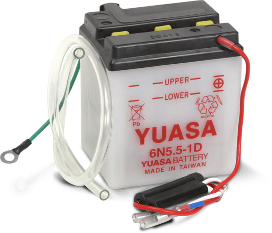 Yuasa 6N5.5-1D Conventional 6 Volt Battery