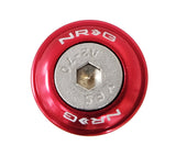 NRG Fender Washer Kit w/Rivets For Plastic (Red) - Set of 10 FW-100RD