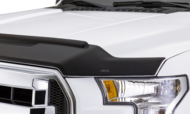 AVS 17-18 Ford F-150 Raptor Aeroskin II Textured Low Profile Hood Shield - Black 436127