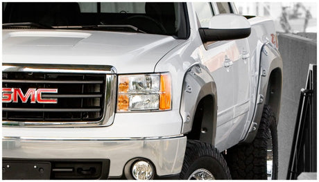 Bushwacker 07-13 GMC Sierra 1500 Boss Pocket Style Flares 2pc - Black 40083-02