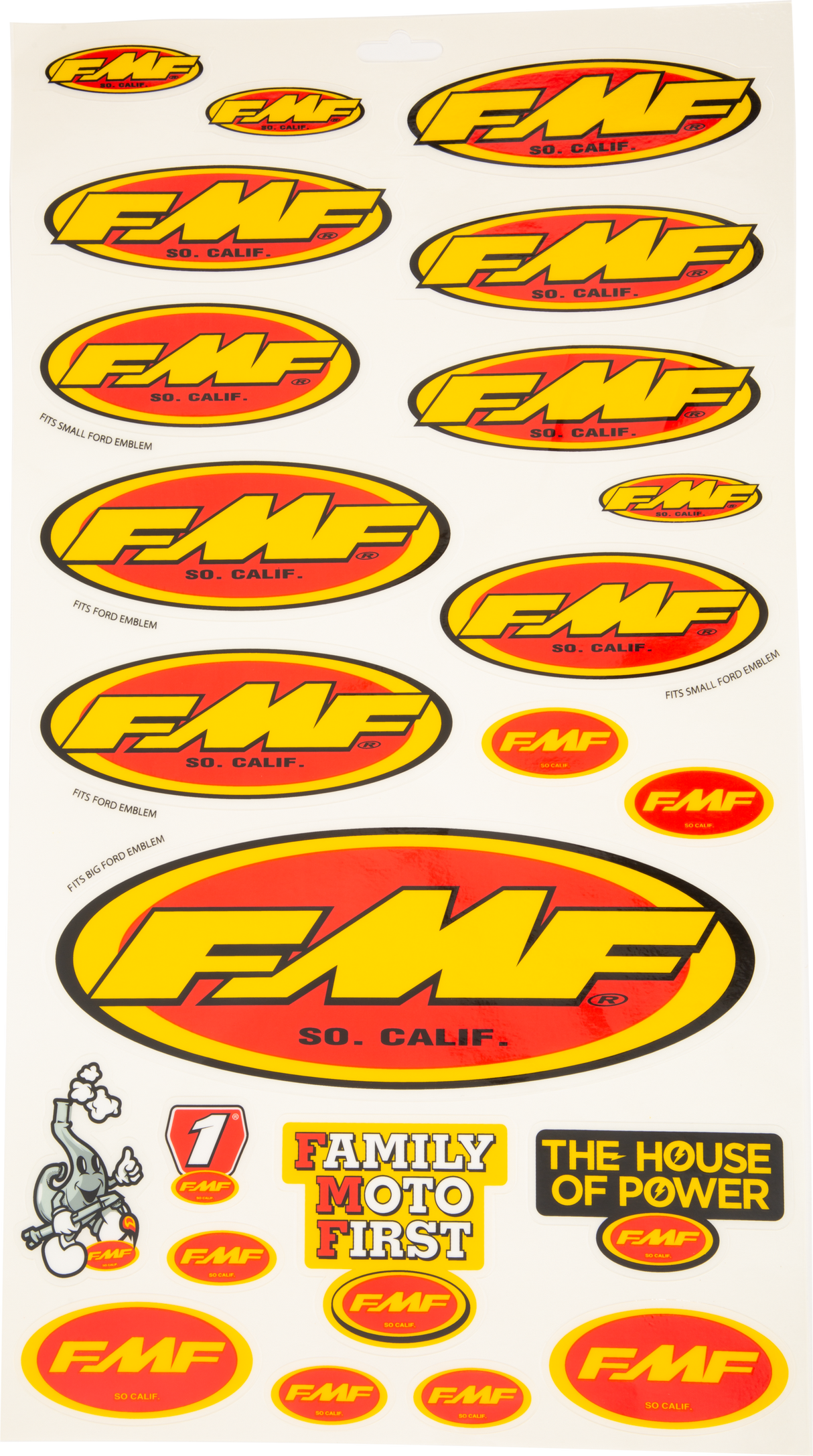FMF Assorted Sticker Sheet 14800