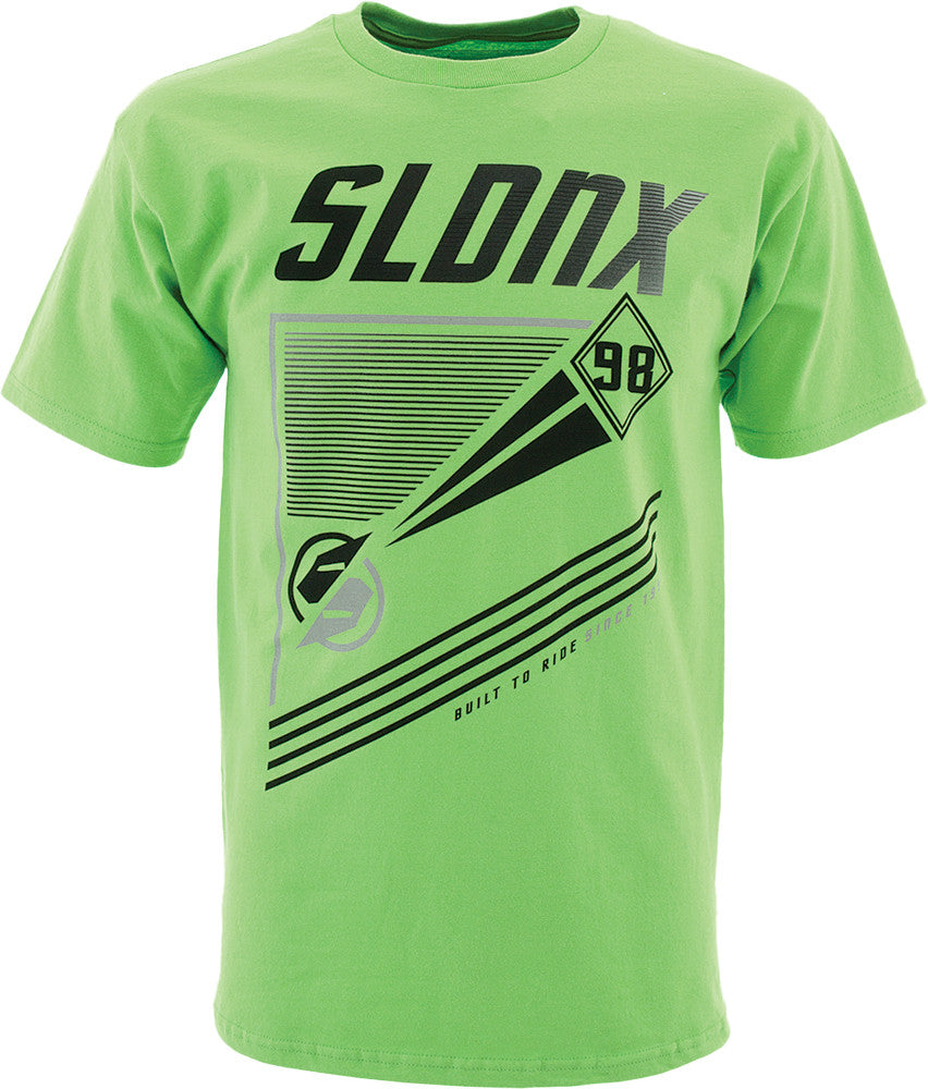 SLEDNECKS Magna Tee Neon Green Lg 520144