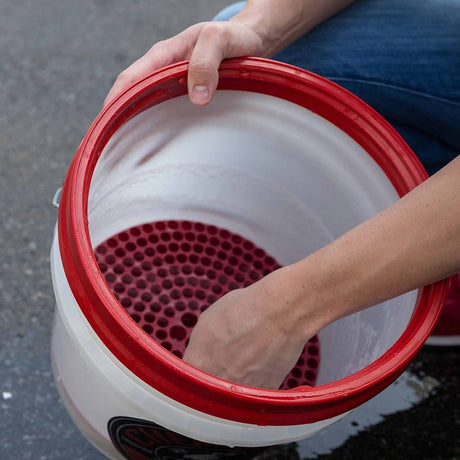 Chemical Guys Cyclone Dirt Trap Car Wash Bucket Insert - Red DIRTTRAP02