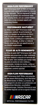 K&N Automotive Oil Filter - 14-17 Mini Cooper 1.5L L3 Gas HP-7039