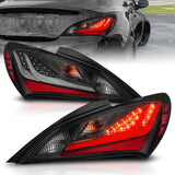 ANZO 10-13 Hyundai Genesis 2DR LED Taillights Smoke 321347