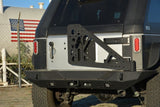 DV8 Offroad 07-18 Jeep Wrangler JK Full Length Rear Bumper w/ Lights RBSTTB-10