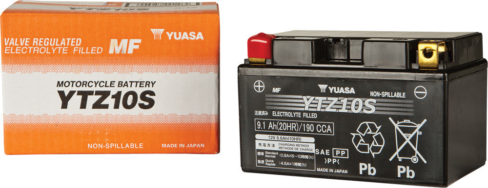 YUASA Battery Ytz10s Sealed Factory Activated YUAM7210A