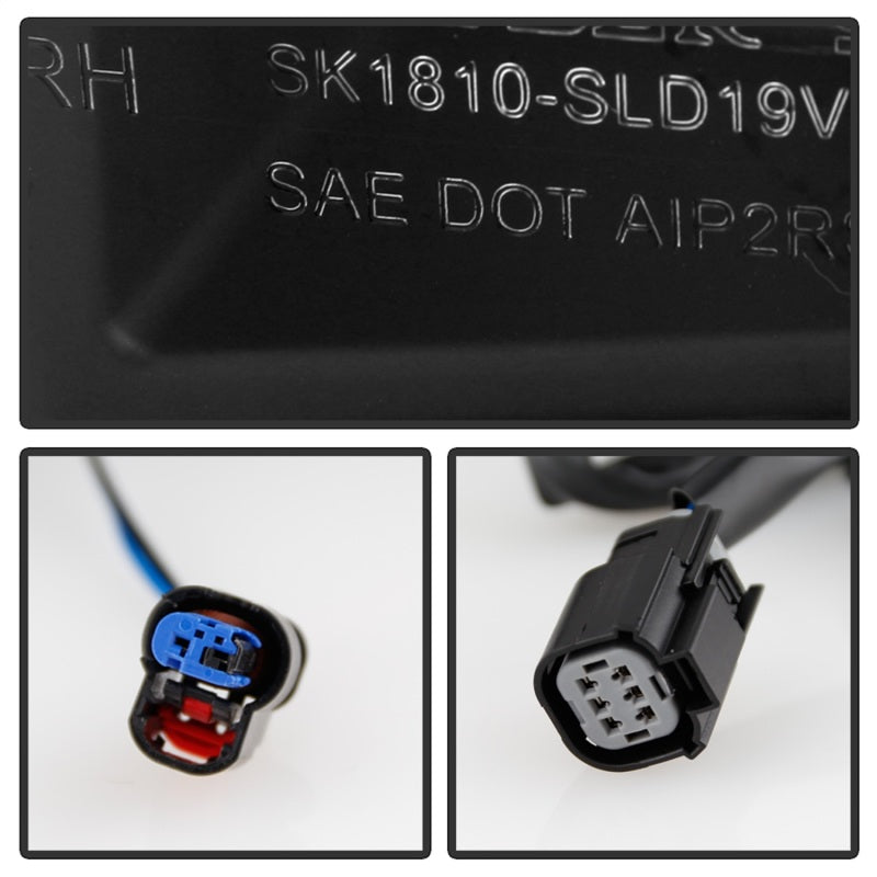 Spyder Chevy Silverado 19-20 (Do Not Fit Halogen Model) LED Tail Light Blk ALT-YD-CS19LED-BK 5087270