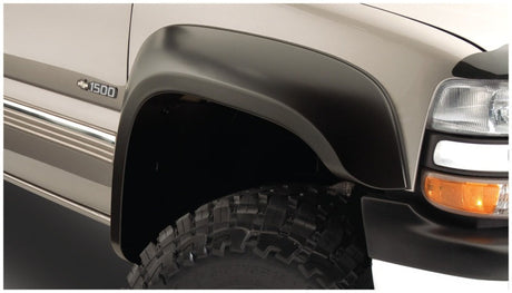 Bushwacker 07-07 Chevy Silverado 1500 Classic Fleetside Extend-A-Fender Style Flares 4pc - Black 40945-02