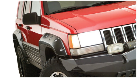 Bushwacker 93-98 Jeep Grand Cherokee Cutout Style Flares 4pc - Black 10916-07