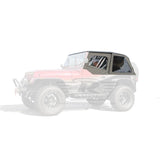 Rampage 1992-1995 Jeep Wrangler(YJ) Frameless Soft Top Kit - Black Diamond 109435